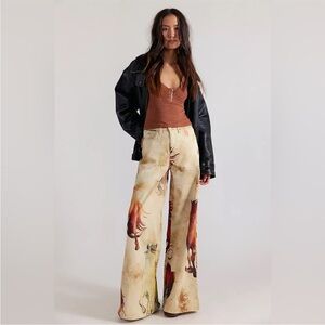 WRANGLER X LAINEY WILSON WOMEN'S HIGH RISE HORSE WIDE LEG STRETCH DENIM JEANS.